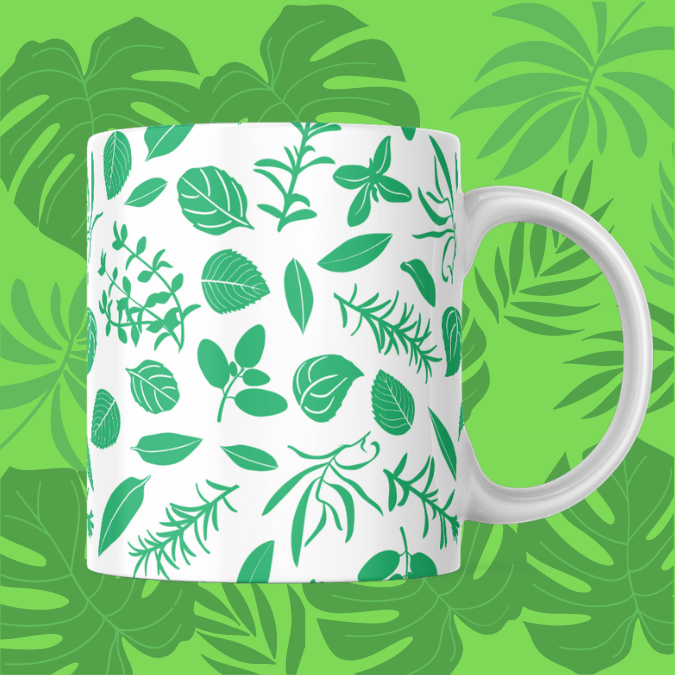 CANECA NATUREZA PLANTINHAS