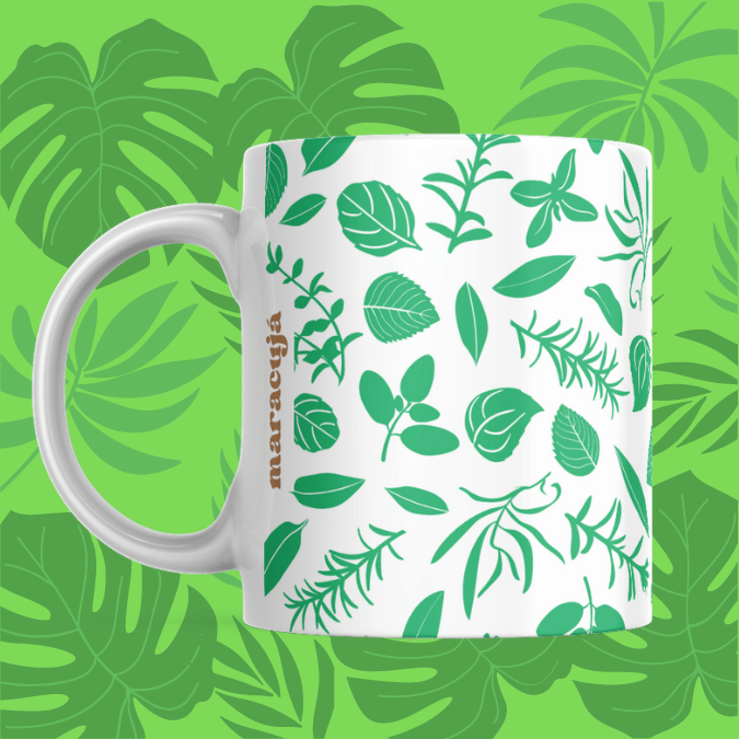 CANECA NATUREZA PLANTINHAS