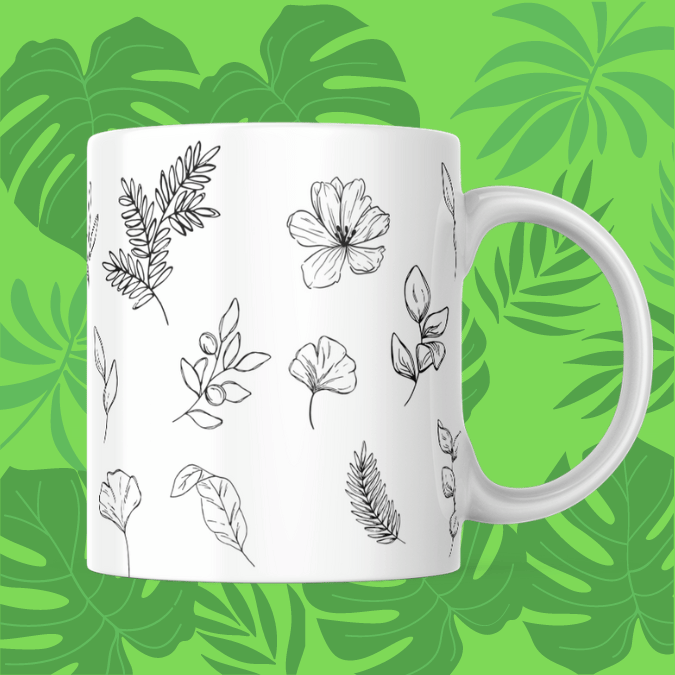 CANECA NATUREZA PLANTINHAS 2