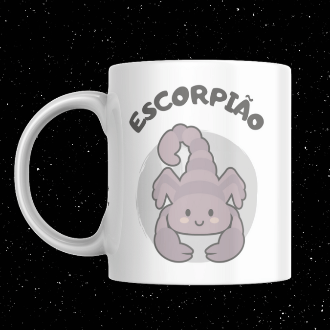 CANECA SIGNOS ESCORPIÃO