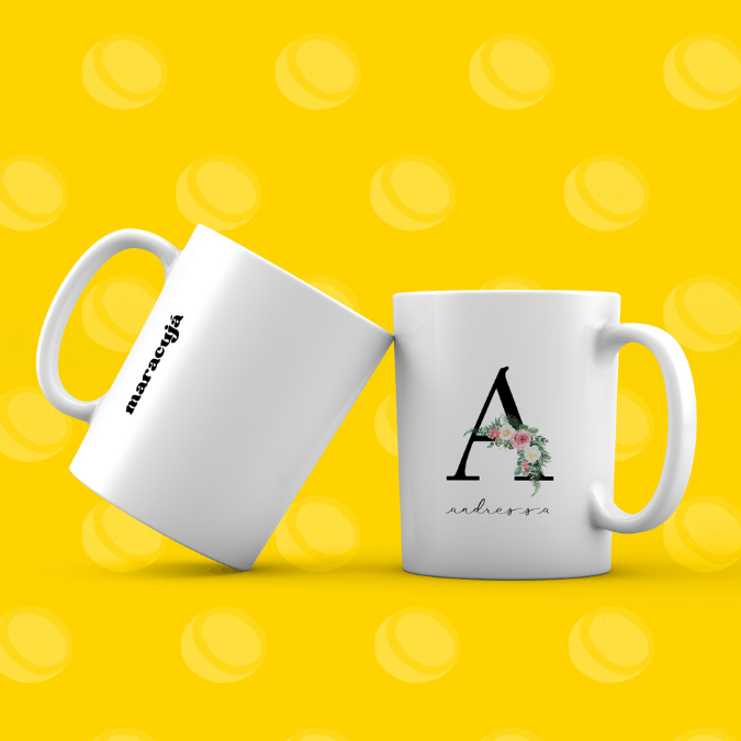 CANECA PERSONALIZADA SUA INICIAL 2