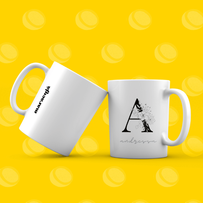 CANECA PERSONALIZADA SUA INICIAL 3