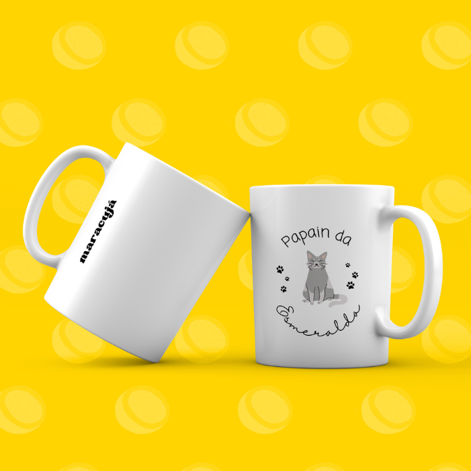 CANECA PETS PAI DE GATO